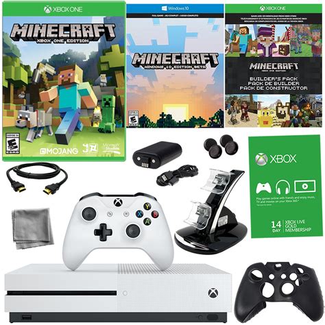 Microsoft Xbox One S 500gb Minecraft Bundle With 8 In 1 Kit Shop Your