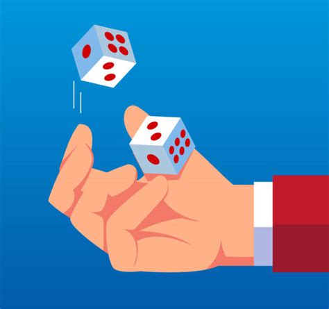 Best Cartoon Of A Rolling Dice Illustrations Royalty Free Vector