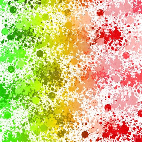 Colorful Watercolor Splash Background Stock Illustration Illustration