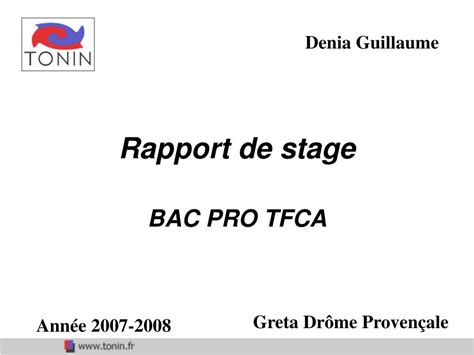 Exemple Rapport De Stage Bac Pro Froid Et Climatisation Hinatapedia