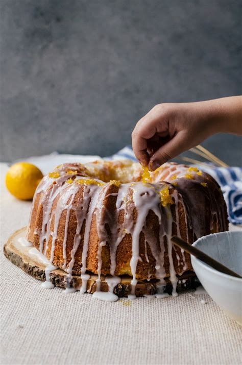 Most often, cake decorators who do intricate designs use simple syrup to keep cakes moist during all steps of the decorating process because it can sometimes take days to build a cake. Lemon Pound Cake | A Cookie Named Desire