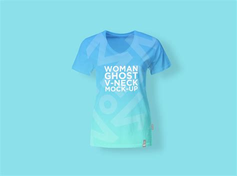 V Neck Shirt For Women Mockup Mockup World