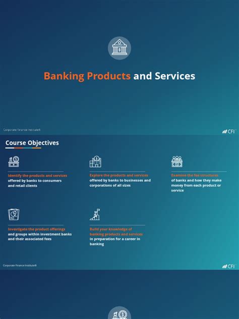 Banking Products And Services Course Presentation Pdf Loans
