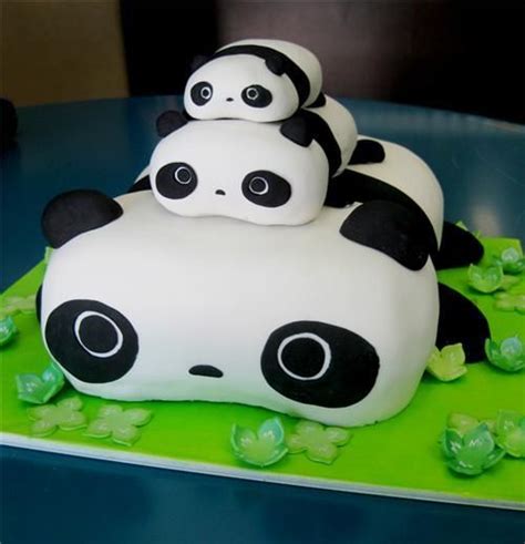 Kawaii Panda Pretty Cakes Cute Cakes Beautiful Cakes
