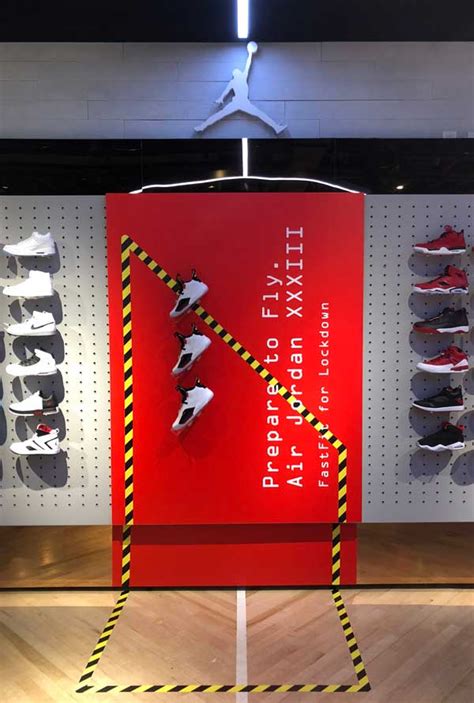Nike Air Jordan 33 Retail Display By Arch Production And Design Nyc