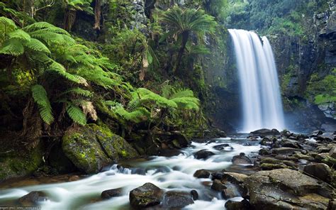 Nature Waterfall Landscape Wallpapers Hd Desktop And