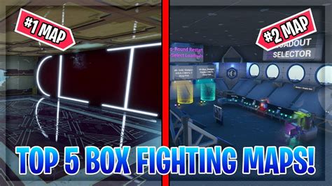 Top 5 Best Box Fight Creative Maps In Fortnite Battle Royale Fortnite Box Fight Map Codes