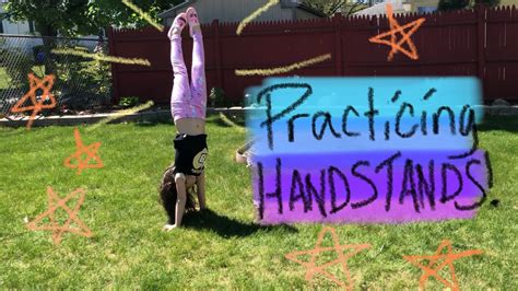 Outdoor Gymnastics Practicing Handstands Youtube