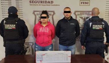 Arrestan a pareja en Tijuana de 23 y 28 años con una pistola abastecida