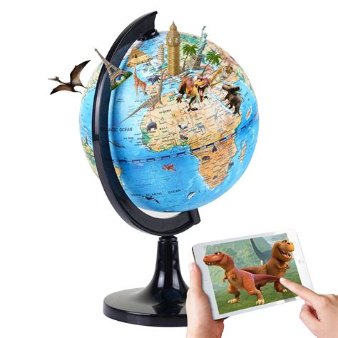 Buy Interactive Globe For Kids Learning 55 Educational Rotating