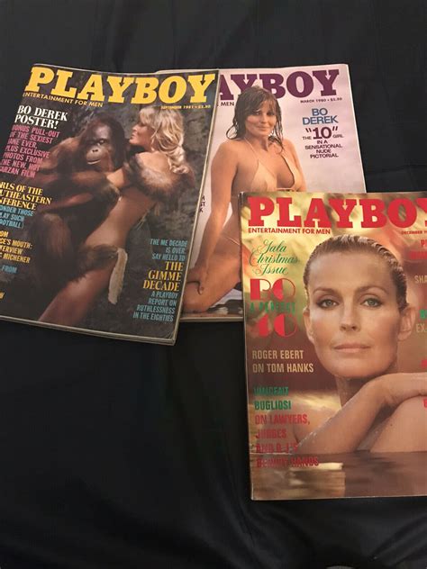 Mavin Playboy Magazines Bo Derek March Sept Dec