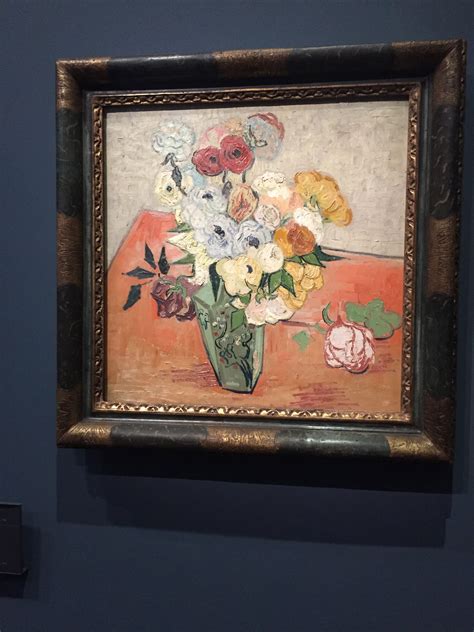 Van Goghs Still Life Roses And Anemones