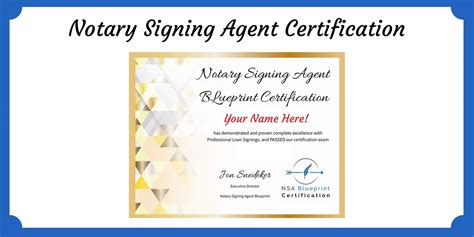 How To Become A Notary Signing Agent Get Certified With Nsa Blueprint