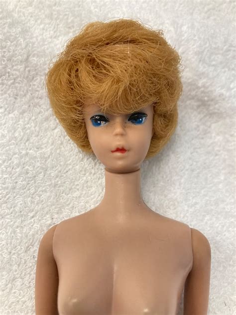 Vintage 1960 S Ish Midge Barbie Doll With Strawberry Blonde Bubble Hair Cut Japan Etsy