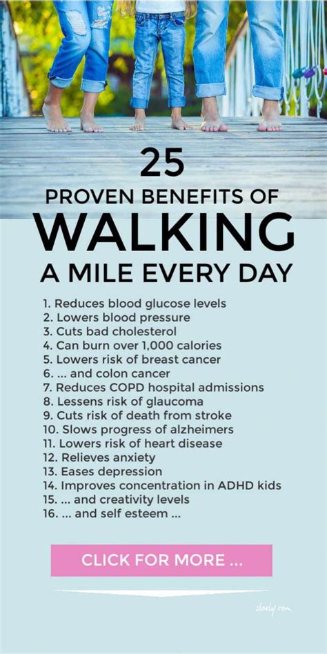 25 benefits of walking every day for just one mile medical research shows a daily walk can r