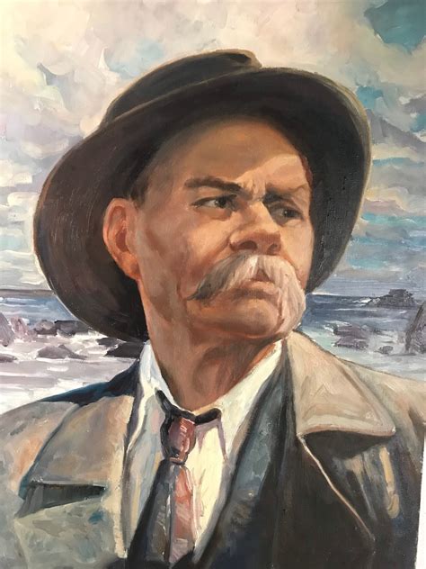 Large Original Painting Oil On Canvas Portrait Man Etsy