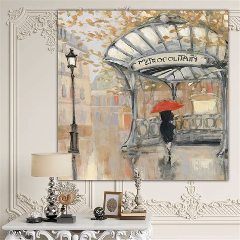 Design Art Designart Love In Paris Iv Romantic French Country Canvas