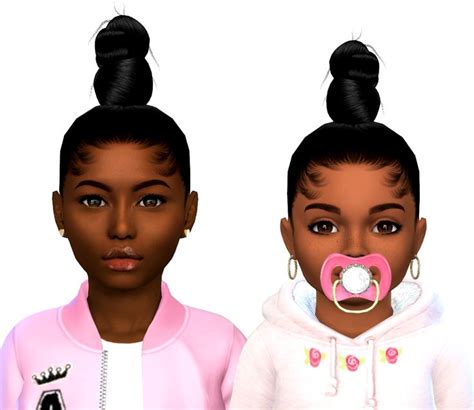 Xxblacksims Toddler Hair Sims 4 Sims 4 Challenges Sims 4 Children