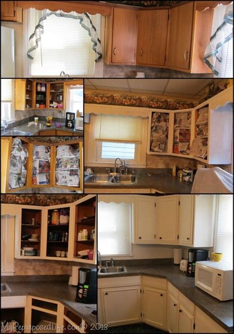 Updating Kitchen Cabinets With Trim