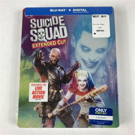 Dc Suicide Squad Extended Edition Blu Ray 2019 Steelbook Walmart For
