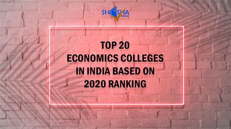 Top 20 Economics Colleges In India Best Ba Economics Colleges Youtube