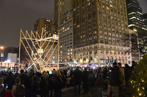 Worlds Largest Menorah Lights Up New York City To Mark Start Of