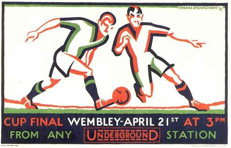 Millennium stadium fa cup final fc chelsea football program arsenal fc finals cardiff twitter cover. Fa Cup Final - Vintage Football Posters