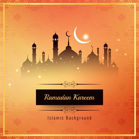 Premium Vector Abstract Artistic Ramadan Kareem Religious Background