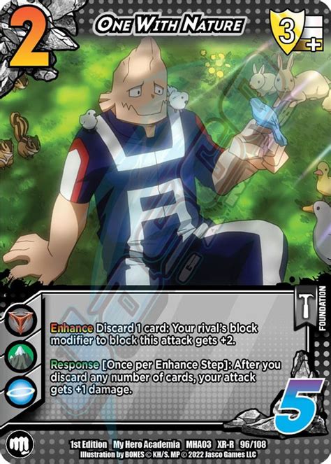 One With Nature Xr Universus My Hero Academia Heroes Clash