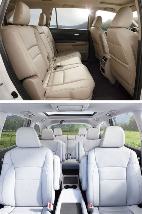 The New 2016 Honda Pilot Features Three Rows Of Seating With A Fold