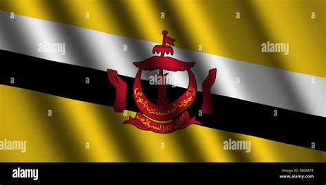 The Brunei Flag Stock Photo Alamy