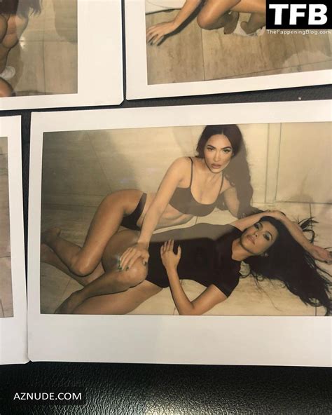 Kourtney Kardashian Sexy Poses Showing Off Her Hot Figure Alongside Megan Fox On Social Media