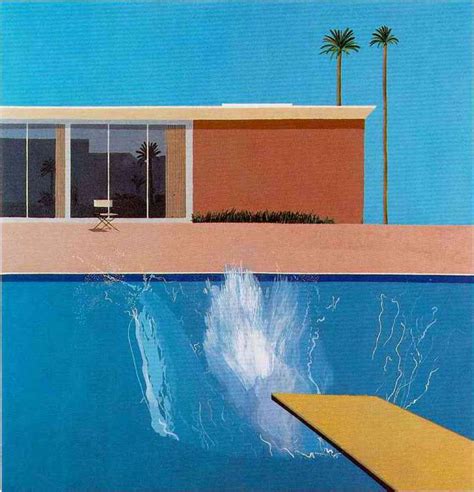 Dive In David Hockneys Pool Paintings Capture The Best Of Socal