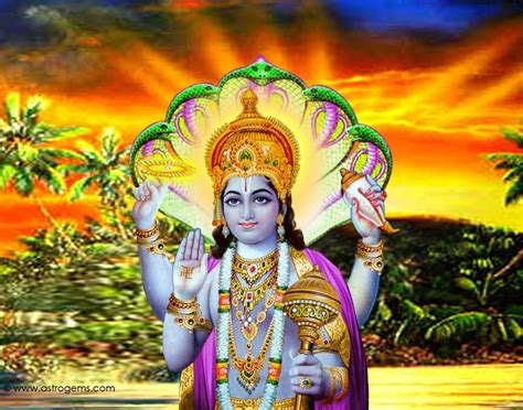 Know About Lord Vishnu Divine Thought Temples Mantras Slokas