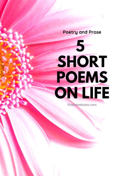 5 Short Poems About Life Creative Writing Poetry