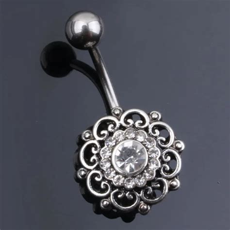New Product Surgical Steel Belly Dance Bars Body Jewelry Piercing Sexy