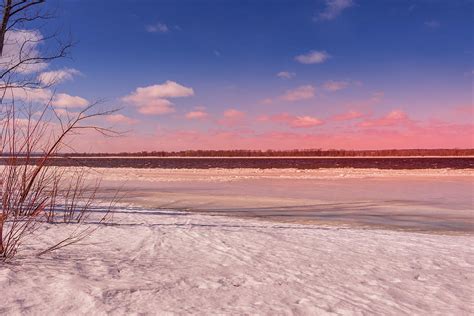 Winter Wonderland Scene And Landscape Ontario Canada Photograph By