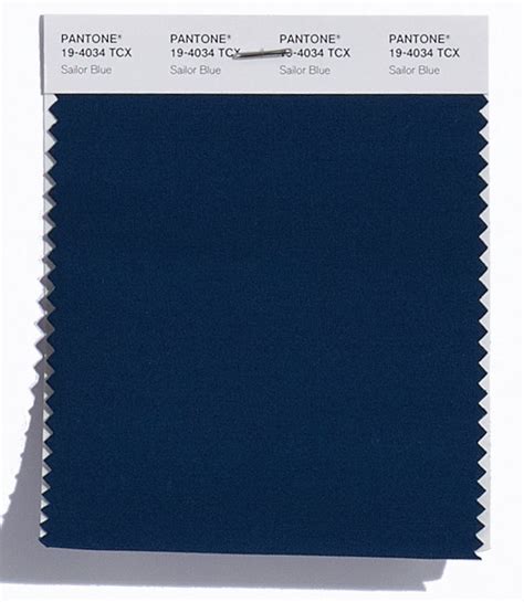 Pantone Smart Color Swatch Card 19 4034 Tcx Sailor Blue Columbia Omni