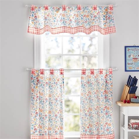 The Pioneer Woman Accents Mazie Floral 3 Piece Curtains And Valance