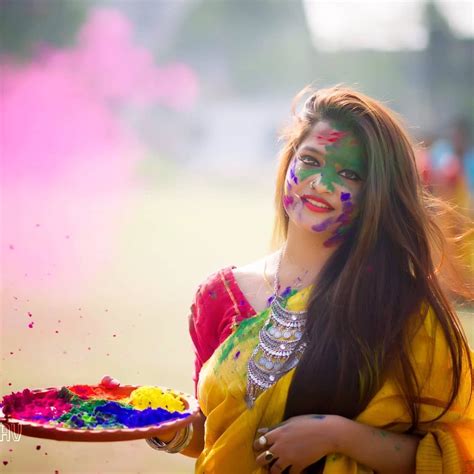 Pin By Mn Samy On Holi Colourful Face Holi Girls Dehati Girl