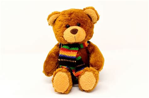 Ted Plush Toy Teddy Stuffed Animal Teddy Bear Soft Toy Cute Scarf
