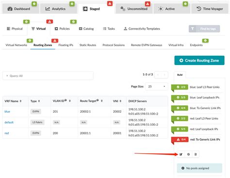 Assign Resources to Routing Zone | Apstra 4.1 | Juniper Networks