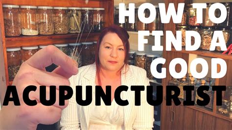 How To Find A Good Acupuncture Doctor Find Acupuncturist Near Me Youtube