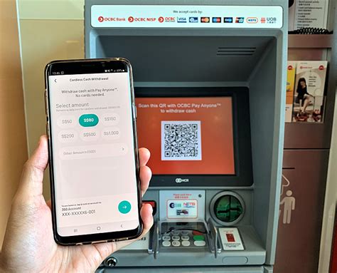 Ocbc Customers Can Now Withdraw Cash From An Atm Without Their Atm Card