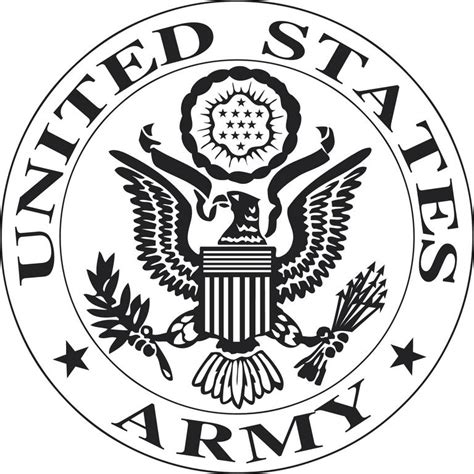 Us Army Logo Black And White