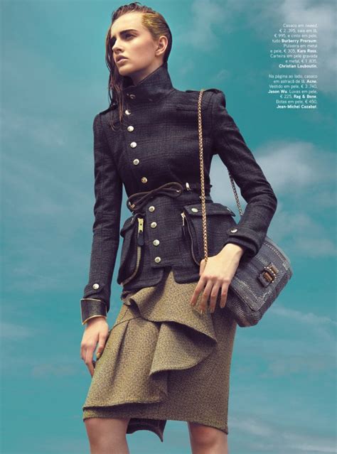 Kevin Sinclair Lenses Military Style For Vogue Portugals September
