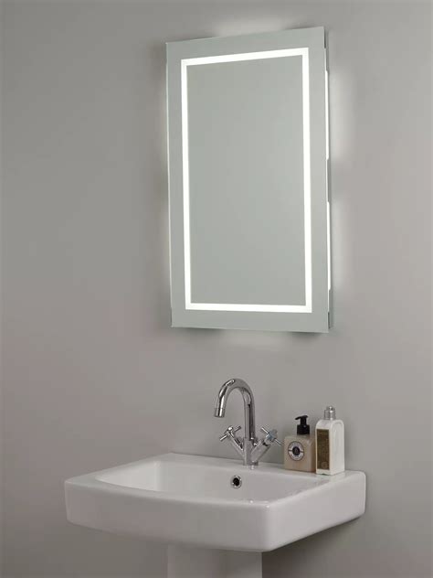 John Lewis And Partners Led Frame Illuminated Bathroom Mirror At John