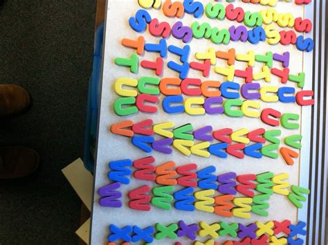 Magnetic Letters Lesson Plans And Lattes