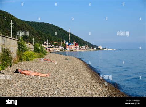 Rocky Beach Of Lake Baikal Stock Photo Royalty Free Image 130633095