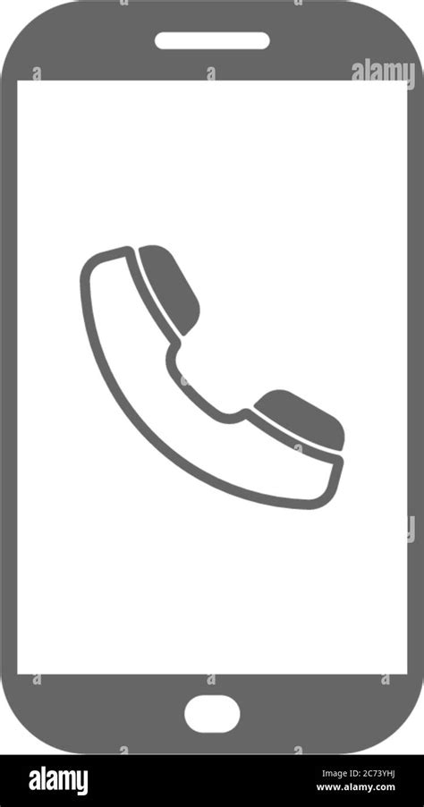 Smartphone Call Logo Icon Vector Template Stock Vector Image And Art Alamy